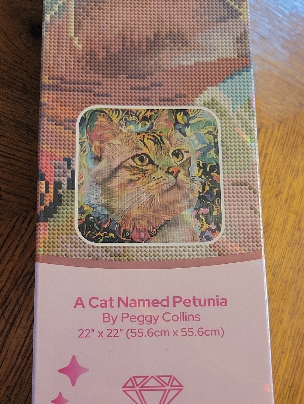 Diamond Art Club Kit- A Cat Named Petunia By Peggy Collins